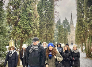 Szkolne Koło Turystyczne - spacer po Starym Cmentarzu na ul.Ogrodowej