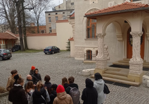 Klasa 1UA w Galerii Willa