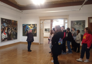 Klasa 1UA w Galerii Willa