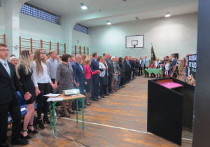 Społeczność XXIII LO wraz z honorowymi gośćmi Konkursu